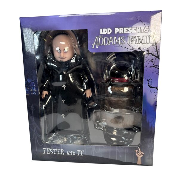 2022 Mezco Toyz Living Dead Dolls Uncle Fester and Cousin IT The Addams Family - Picture 1 of 11